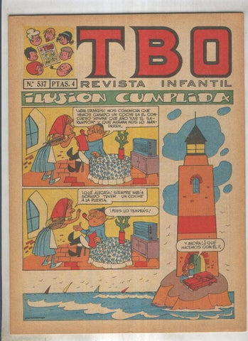 TBO numero 537: Ilusion cumplida (Moreno), (numerado 2 en trasera)