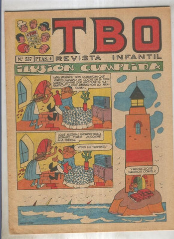 TBO numero 537: Ilusion cumplida (Moreno), (numerado 4 en trasera)