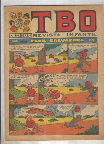 TBO numero 540: La flor salvadora (Urda), (numerado 2 en trasera)