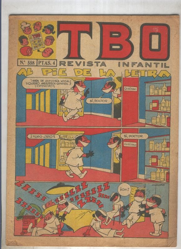 TBO numero 558: Al pie de la letra (Moreno)