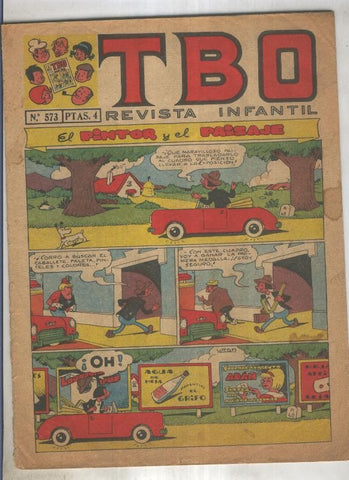 TBO numero 573: El pintor y el paisaje (Urda), (numerado 2 en trasera)