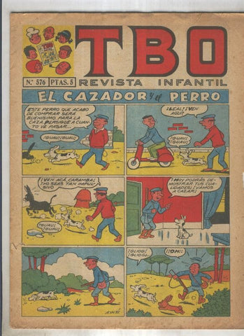 TBO numero 576: El cazador y el perro (Ayne), (numerado 1 en trasera)