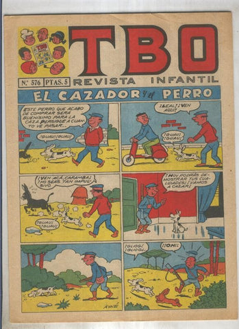 TBO numero 576: El cazador y el perro (Ayne), (numerado 2 en trasera)