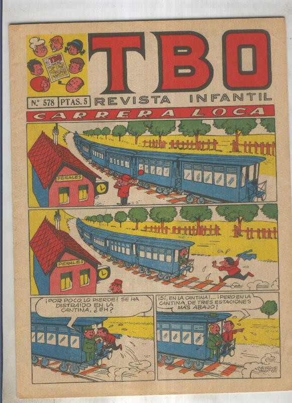 TBO numero 578: Carrera loca (Salvador Mestres)