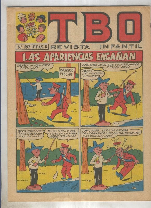 TBO numero 597: Las apariencias engañan (Ayne), (numerado 2 en trasera)