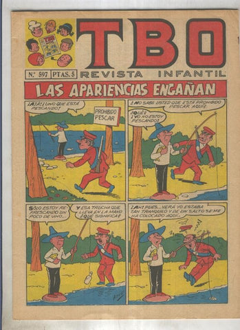 TBO numero 597: Las apariencias engañan (Ayne), (numerado 2 en trasera)