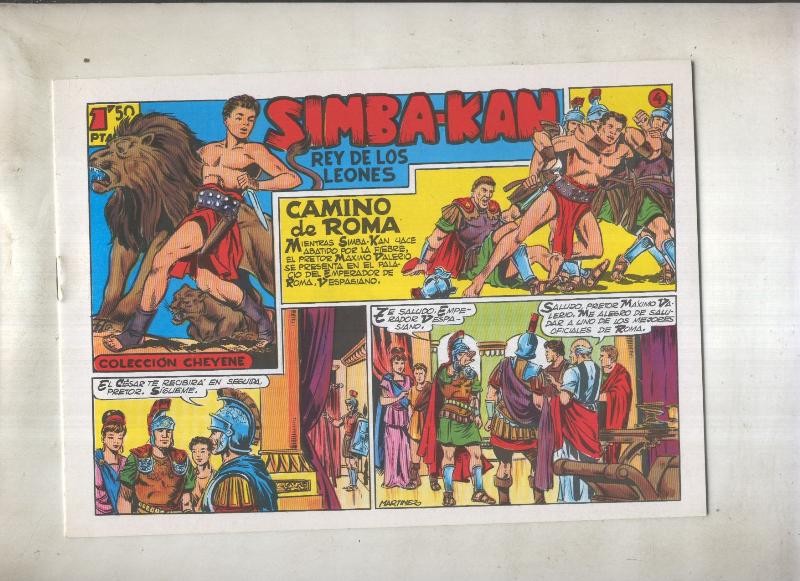 Simba Kan rey de los leones facsimil numero 04: Camino de Roma