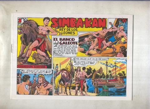 Simba Kan rey de los leones facsimil numero 05: El banco del galeote