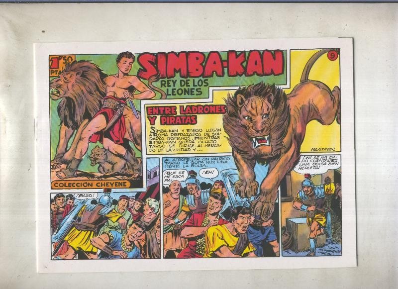 Simba Kan rey de los leones facsimil numero 09: Entre ladrones y piratas