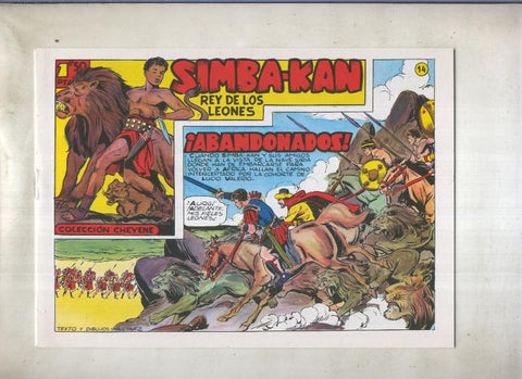 Simba Kan rey de los leones facsimil numero 14: Abandonados