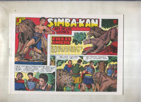 Simba Kan rey de los leones facsimil numero 16: Fieles amigos