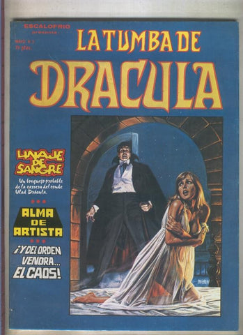 La Tumba de Dracula-Mundicomic: volumen 1 numero 3 (numerado 1 en trasera(