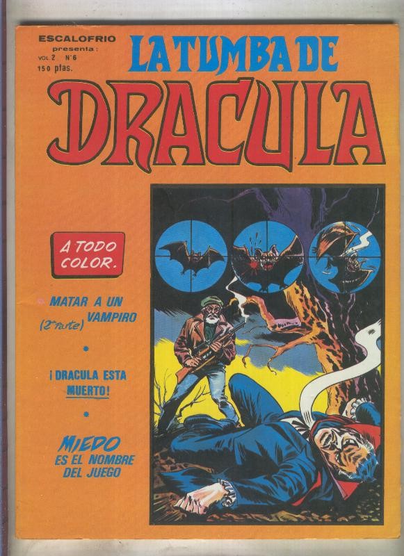 La Tumba de Dracula-Mundicomic: volumen 2 numero 6 (numerado 1 en trasera)