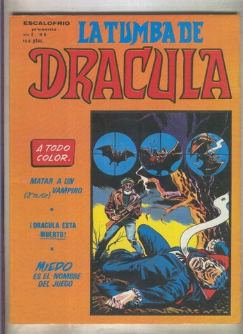 La Tumba de Dracula-Mundicomic: volumen 2 numero 6 (numerado 1 en trasera)