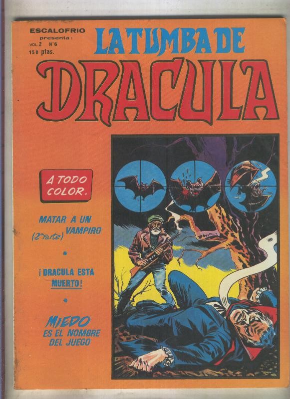 La Tumba de Dracula-Mundicomic: volumen 2 numero 6 (numerado 2 en trasera)