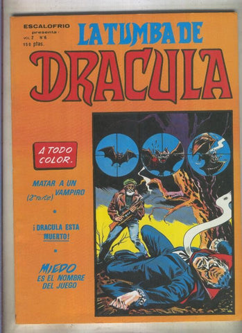 La Tumba de Dracula-Mundicomic: volumen 2 numero 6 (numerado 3 en trasera)