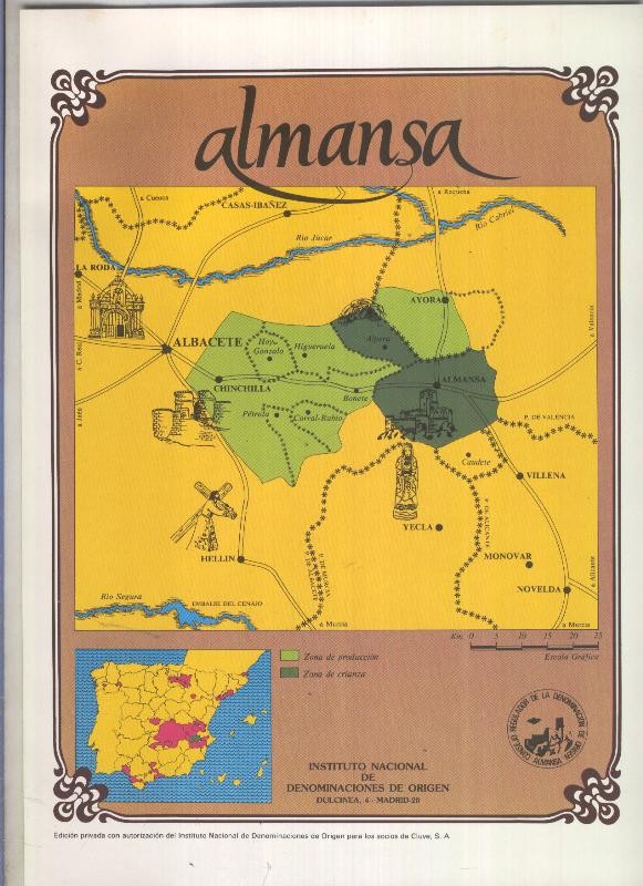 Vinos de España: Denominacion de origen: Almansa