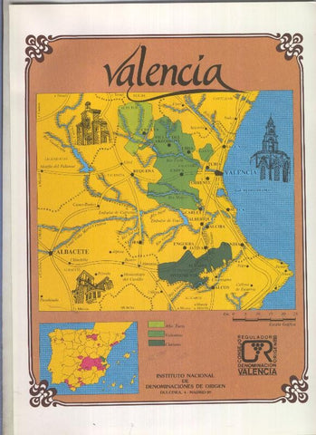 Vinos de España: Denominacion de origen: Valencia
