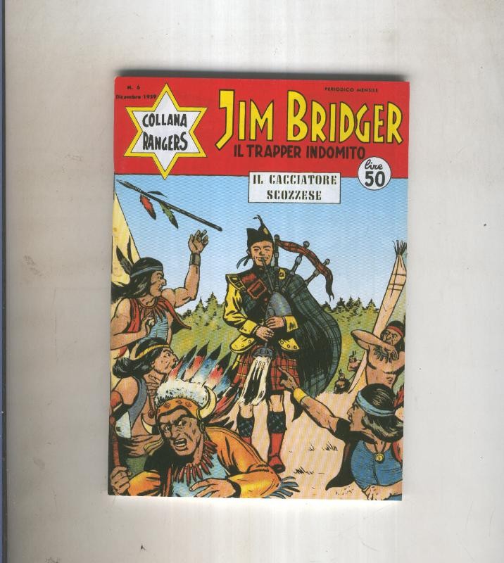 Collana Rangers numero 06: Jim Bridger il trapper indomito