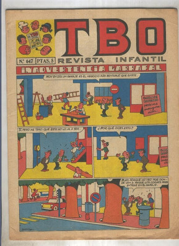 TBO numero 647: Inadvertencia garrafal (Blanco)