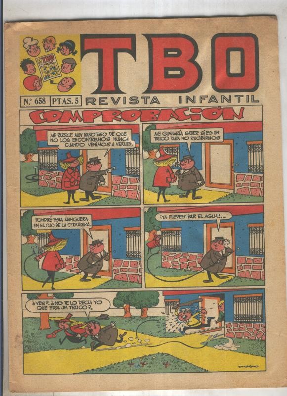 TBO numero 658: Comprobacion (Moreno), (numerado 2 en trasera)