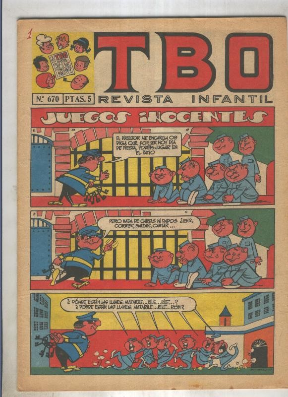 TBO numero 670: Juegos inocentes (Moreno)