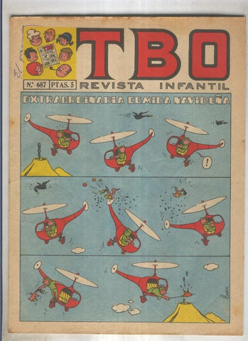 TBO numero 687: Extraordinaria comida navideña (Ibarz), (numerado 2 en trasera)