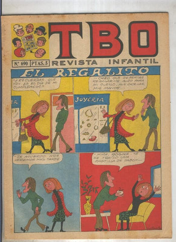 TBO numero 690: El regalito (Muntañola), (numerado 1 en trasera)