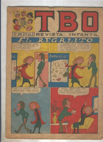 TBO numero 690: El regalito (Muntañola), (numerado 3 en trasera)