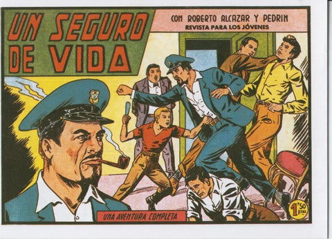 Roberto Alcazar y Pedrin facsimil numero 0390: Un seguro de vida