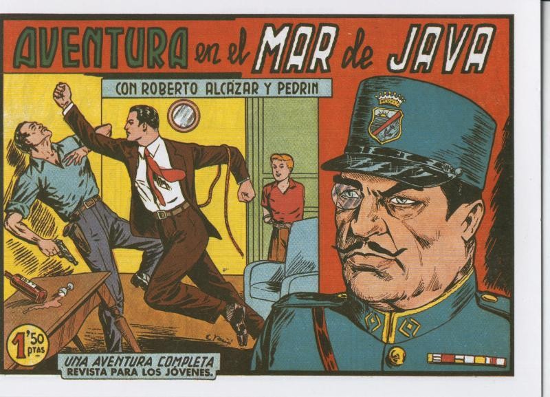 Roberto Alcazar y Pedrin facsimil numero 0384: Aventura en el mar de Java