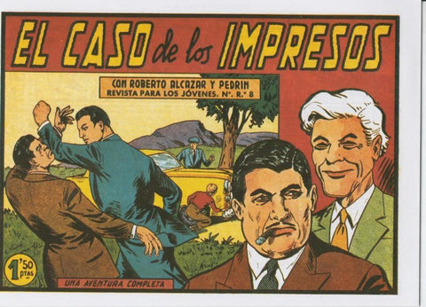 Roberto Alcazar y Pedrin facsimil numero 0374: El caso de los impresos