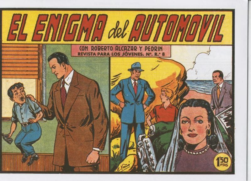 Roberto Alcazar y Pedrin facsimil numero 0367: El enigma del automovil