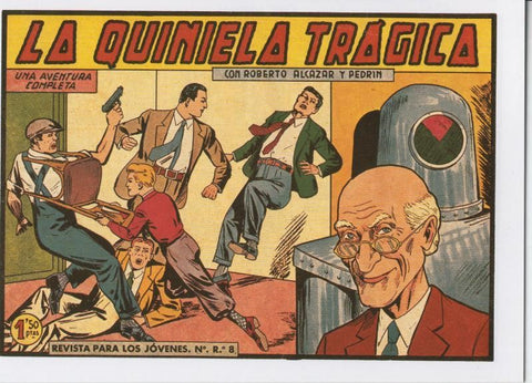 Roberto Alcazar y Pedrin facsimil numero 0360: La quiniela tragica