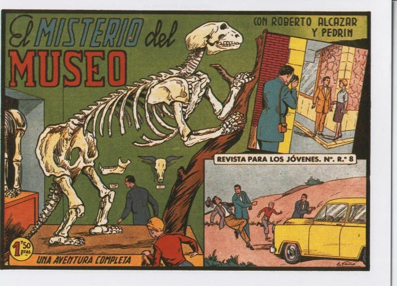 Roberto Alcazar y Pedrin facsimil numero 0358: El misterio del museo
