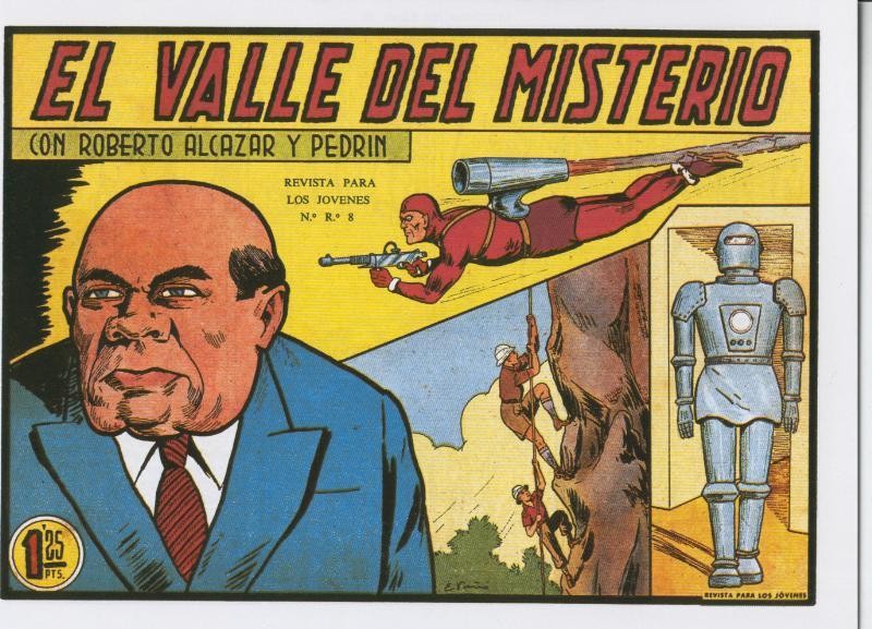 Roberto Alcazar y Pedrin facsimil numero 0354: El valle del misterio