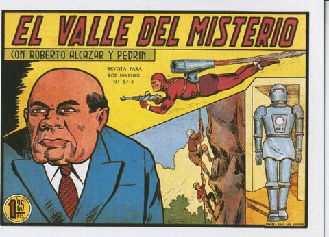 Roberto Alcazar y Pedrin facsimil numero 0354: El valle del misterio