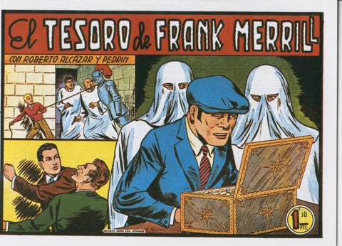 Roberto Alcazar y Pedrin facsimil numero 0353: El tesoro de Frank Merrill