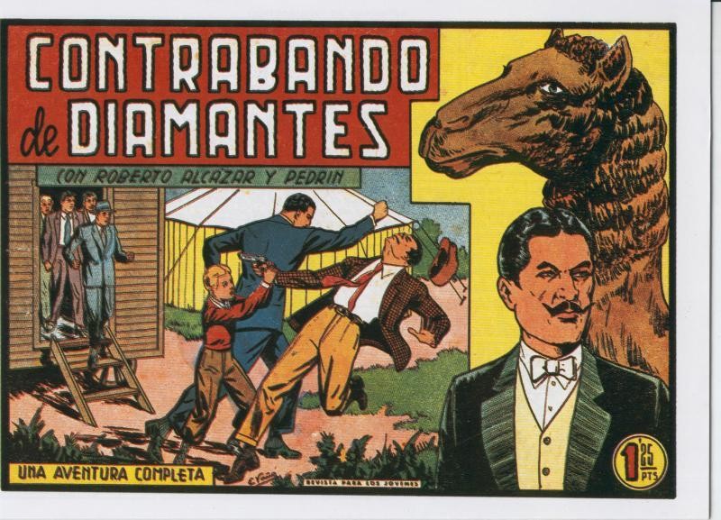 Roberto Alcazar y Pedrin facsimil numero 0345: Contrabando de diamantes