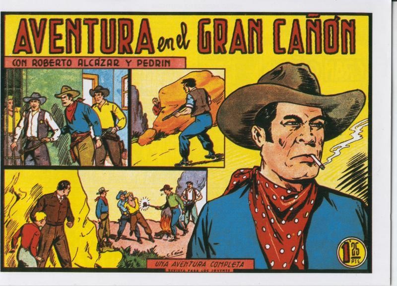 Roberto Alcazar y Pedrin facsimil numero 0343: Aventura en el Gran Cañon