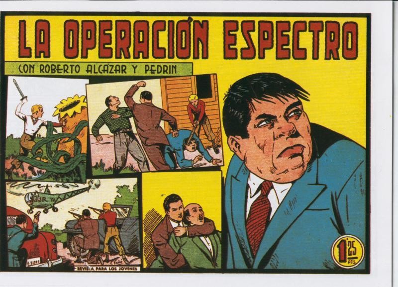 Roberto Alcazar y Pedrin facsimil numero 0340: La operacion espectro