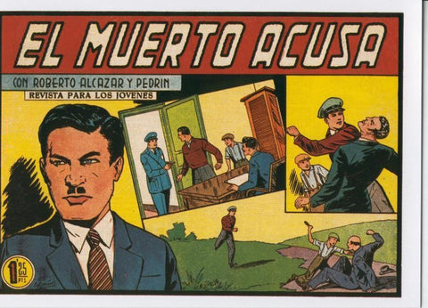 Roberto Alcazar y Pedrin facsimil numero 0334: El muerto acusa