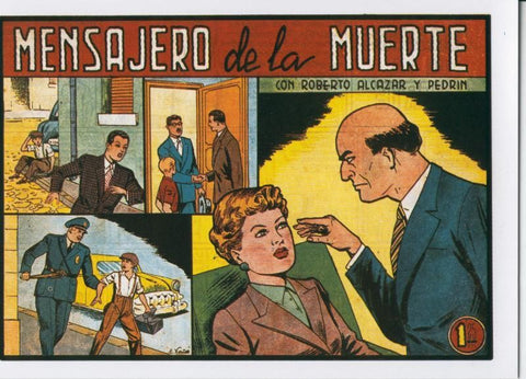 Roberto Alcazar y Pedrin facsimil numero 0333: Mensajero de la muerte