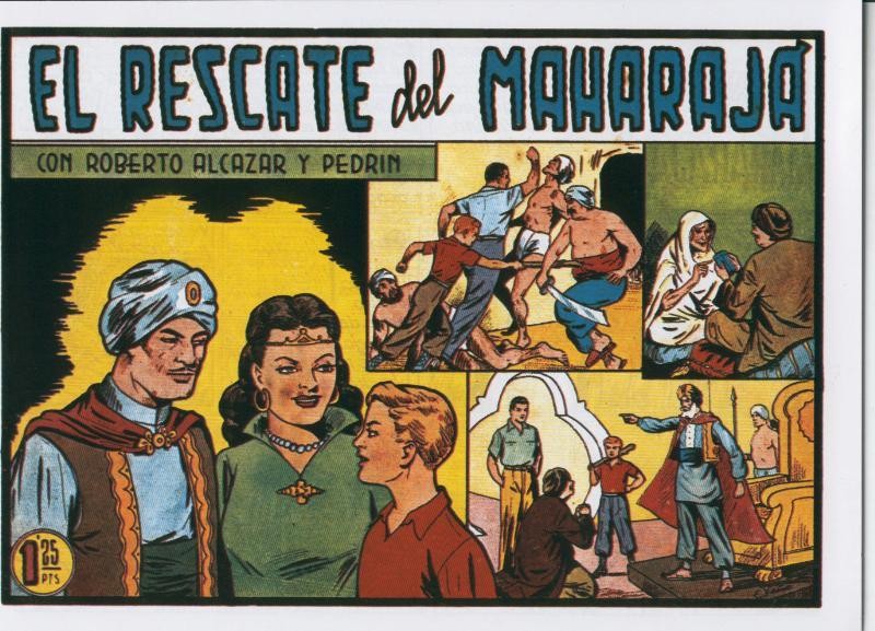 Roberto Alcazar y Pedrin facsimil numero 0330: El rescate del Maharaja