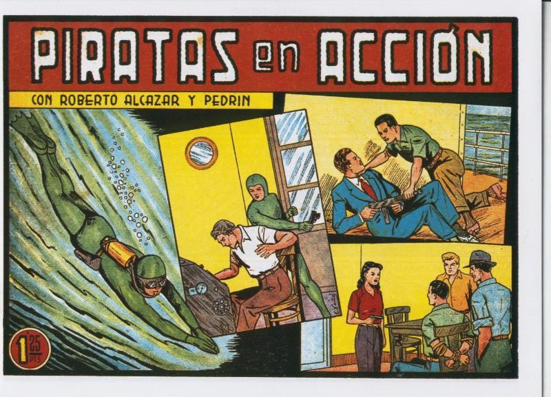 Roberto Alcazar y Pedrin facsimil numero 0328: Piratas en accion