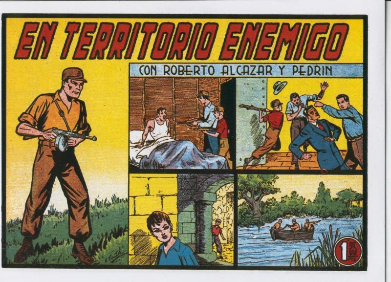 Roberto Alcazar y Pedrin facsimil numero 0326: En territorio enemigo