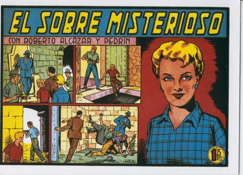 Roberto Alcazar y Pedrin facsimil numero 0325: El sobre misterioso