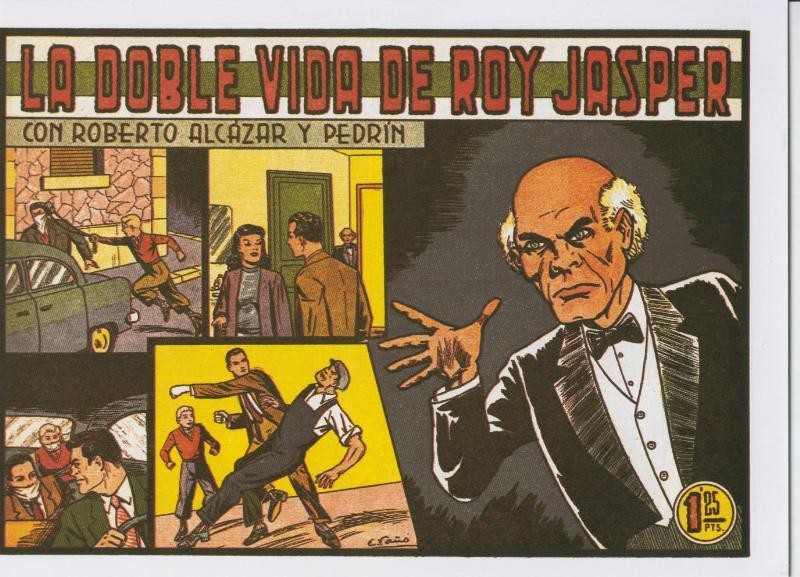 Roberto Alcazar y Pedrin facsimil numero 0323: La doble vida de Roy Jasper