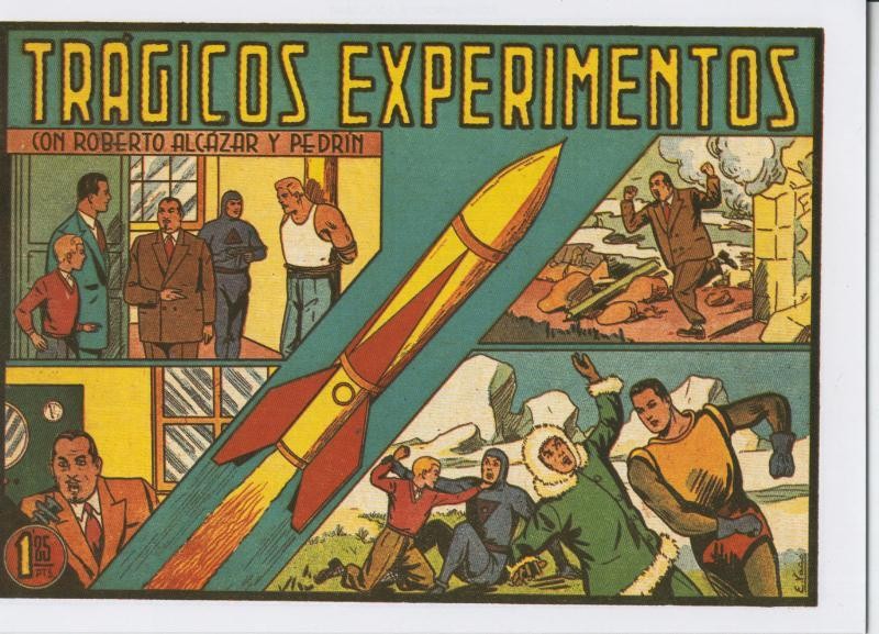 Roberto Alcazar y Pedrin facsimil numero 0322: Tragicos experimentos