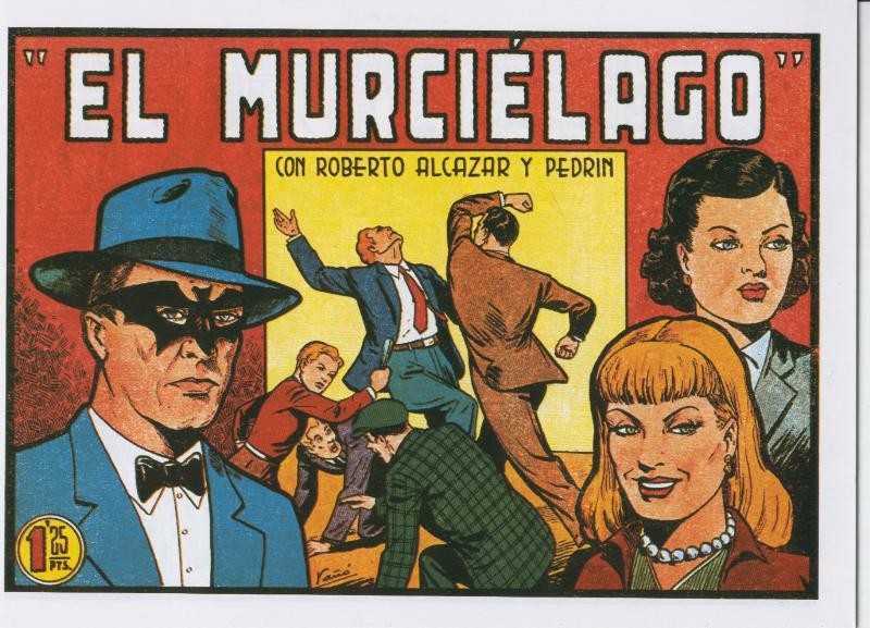 Roberto Alcazar y Pedrin facsimil numero 0317: El murcielago